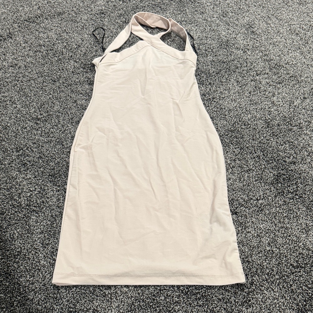 H&M Strapless Dress in Cream